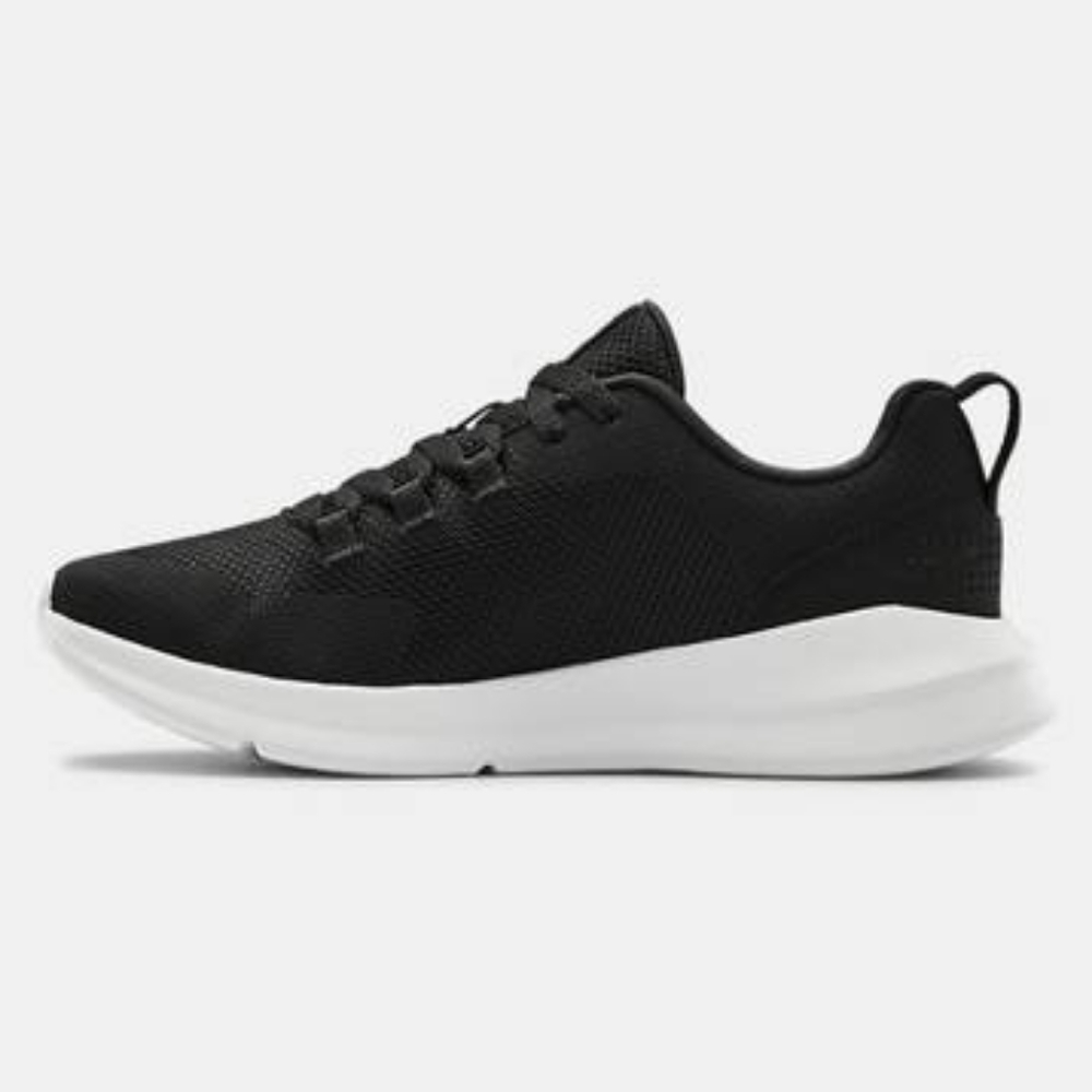 Women's Size 6 UA Essential Sportstyle Shoes NWT Black White NEW Sneakers Womens - Picture 4 of 6